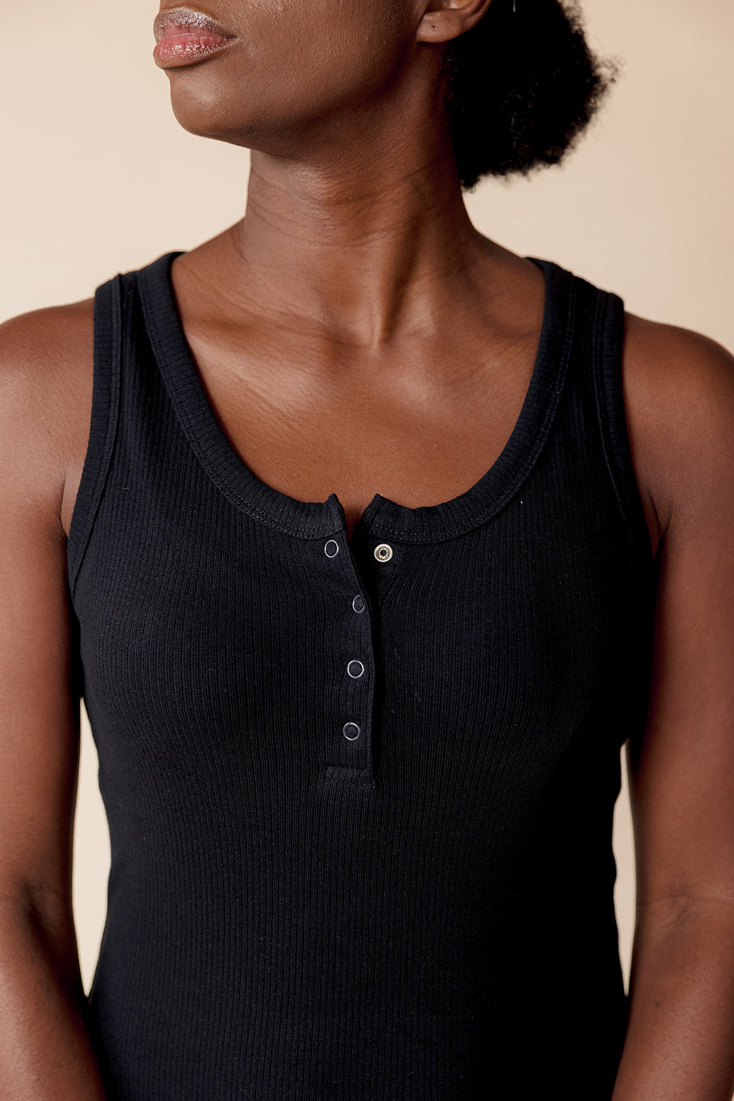 Organic Cotton Ribbed Knit Nursing + Maternity Tank Dress – ofanorigin